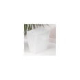 thumbnail image 3 of iDesign Bathroom Vanity Trash Can, 2.5 Gallon Plastic Rectangular Open Top Garbage Bin, 2 Pack, Frost, 3 of 4