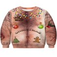 thumbnail image 1 of Pull à Manches Longues Chandails en Molleton d'Halloween pour Hommes et Femmes avec Imprimé, 1 of 6