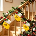 thumbnail image 5 of AOMXGD 2 Pack Mini Christmas Stocking Ornaments, Plastic Hanging Decor for Xmas Tree Mantel Holiday Party Decor, 2 Count, 5 of 6