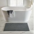 thumbnail image 2 of Better Homes & Gardens Ultra Soft Polyester Bath Rug, 20X34, Grey Flannel, 2 of 5