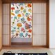 thumbnail image 2 of Cortina para puerta de El asombroso mundo de Gumball, cortina opaca con estampado de patrón, cortina divisoria para habitación, tapiz para decoración del hogar, 34" de ancho x 56" de largo, 2 of 7