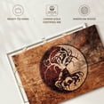 thumbnail image 6 of Elephant Stock Yin Yang Wood Style Tree Wall Art - Horizontal Canvas Wall Art - Living Room Wall Decor - Wellness Canvas - Brown And Beige Decor - 45" x 30", 6 of 8