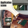 thumbnail image 7 of Watch Travel Case 4PCS 5x2.8 Inch Portable Watch Pouch Velvet Single Watch Storage Bags Watch Case Organizer with Insert Cardboard and Button 4 Colors, 7 of 7