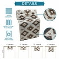 thumbnail image 5 of Table Runner Dresser Scarf 13 x 70 Inch Khaki Brown Aztec Ethnic Southwestern Native Geometric Table Runners Non-Slip Heat Kitchen Dining Table Decor for Indoor Outdoor Home Party Decoration, 5 of 7