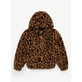 thumbnail image 4 of Justice Girl's Faux Fur Hooded Jacket, Sizes XS - XL, 4 of 6