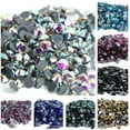thumbnail image 2 of Crystal AB Hotfix Rhinestones Glass Hotfix Iron On Rhinestones For Nail Art Sewing Fabric Decoretion, 2 of 6