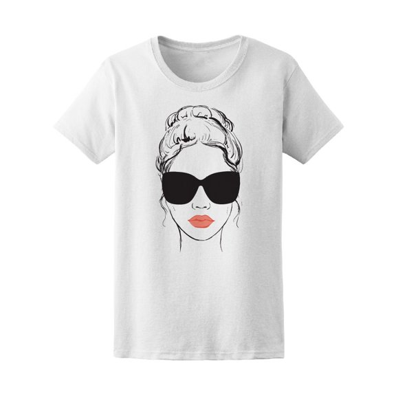Adorable Sunglasses Young Girl Tee Women's -Image by Shutterstock