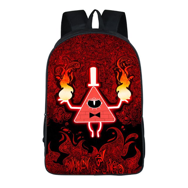 Mochila escolar Gravitys Falls Kids de poliéster 29 x 12,5 x 42 cm