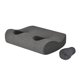 thumbnail image 1 of Almohada ergonómica para orejas perforadas, con funda, para dormir de lado. Gris oscuro, 1 of 9