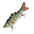 thumbnail image 3 of fashionhome Bionic Lures Artificial Multi Sections Fish Shape Bait Lifelike Fishing Hook Mixed Color Spinner, 3 of 3