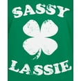 thumbnail image 4 of Old Glory Women's Sassy Lassie Green Long Sleeve T-Shirt, 4 of 5