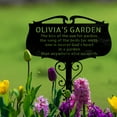 thumbnail image 2 of Custom Metal Garden Sign–Personalized Outdoor Decor Stake Featuring "The Kiss of the Sun" Poem–Durable Steel for Outside Use–Unique Gift for Gardeners, Homeowners, & Memorials–Weatherproof Design, 2 of 5