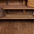 thumbnail image 3 of VHC Brands Tea Cabin Rustic Stair Tread Jute Striped Latex Backing Floor Decor 8.5"x27", 3 of 3