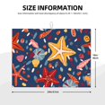 thumbnail image 3 of Microfiber Drying Mat, Colorful Starfish Blue Prints Dish Drying Mat for Kitchen Counter, 18 x 24 inches, 3 of 9