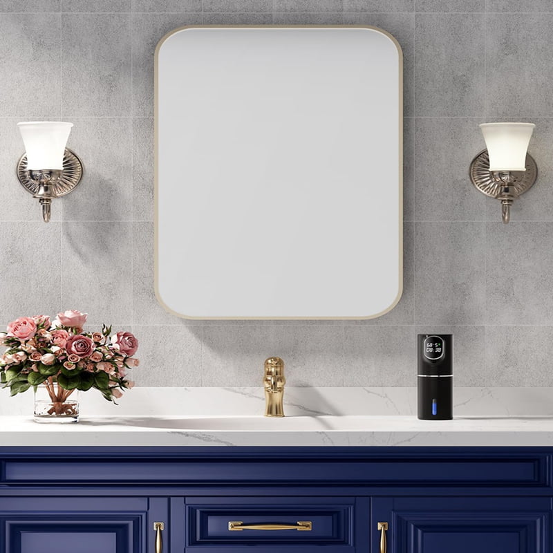 Automatic Foaming Soap Dispenser Touchless HD LED Time and Temperature Display 5-Level y9387