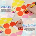 thumbnail image 4 of Uxcell 360 Pcs Colored Dot Stickers Labels, 2 Inch Circle Price Stickers Self Adhesive Circle Tags Coding Labels for Office Business Yard Sale Garage Sale Home Decor, Yellow, 4 of 6