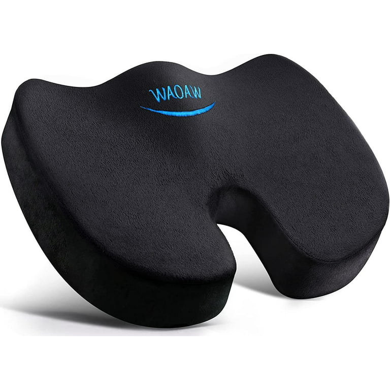 LEGMEE Gel Enhanced Seat Cushion Cooling Gel Core, Memory Foam Seat Cushion  Gel for Sciatica Coccyx Back & Tailbone Pain Relief - Orthopedic Chair Pad