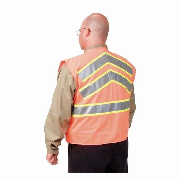 Condor 2XL Class 2 High Visibility Vest, Orange 1YAL6
