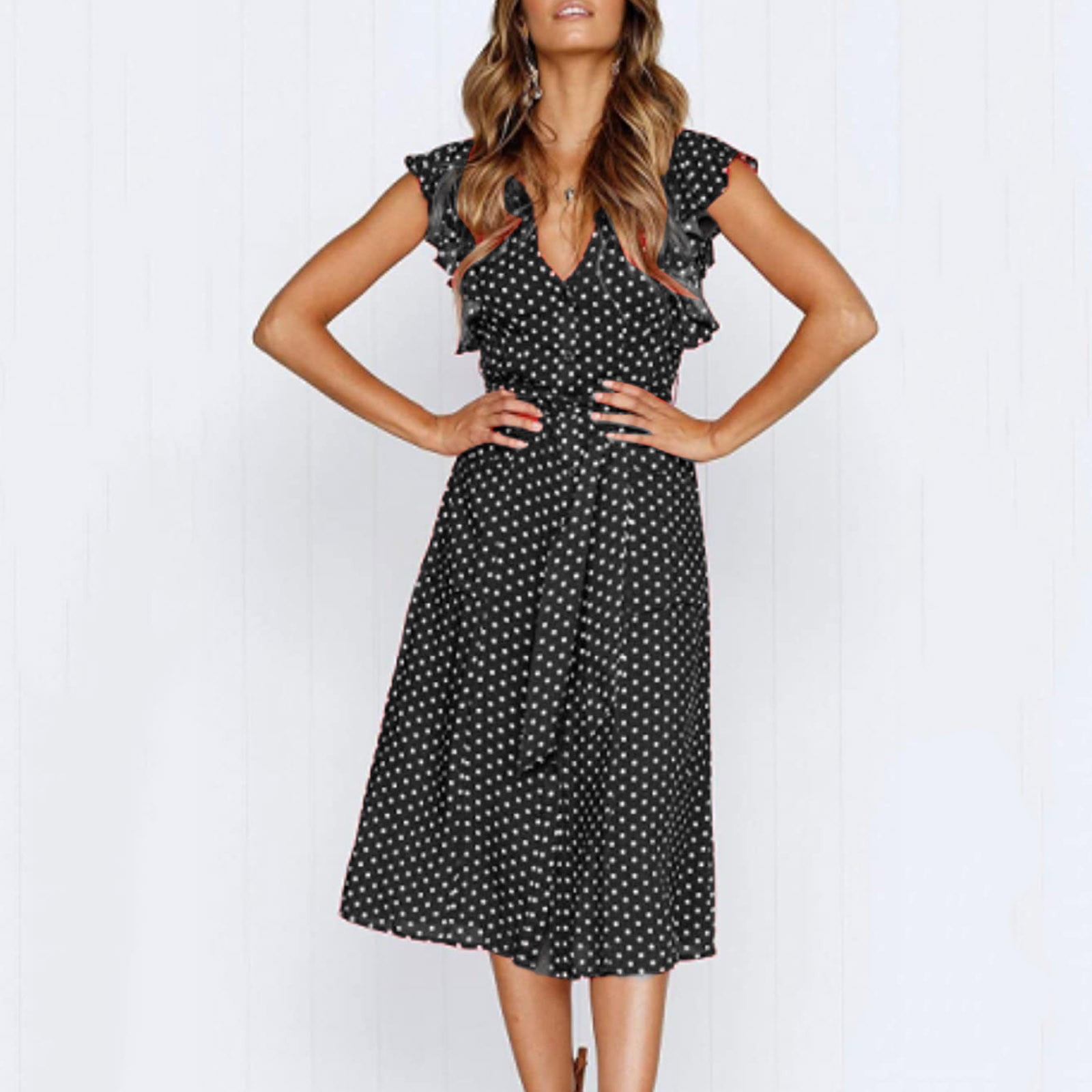 mid length summer dresses with pockets