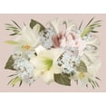 thumbnail image 2 of House Fenway 18x15 White Modern Wood Framed Museum Art Print Titled - Spring Lily Floral, 2 of 4