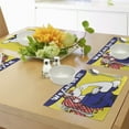 thumbnail image 4 of Ambesonne Unicorn Place Mats Set of 4, Unicorn with Polka Dot, Standard Size, Multicolor, 4 of 6