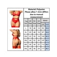 thumbnail image 2 of Enwejyy Women Valentine's Day Gift 3Pcs Outfits Lace Garter Belt Thongs Lingerie Sets Plus Size (Not Include Stockings), 2 of 3
