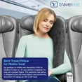 thumbnail image 4 of All-in-One Travel Neck Support & Body Pillow - Airplane for Long Flight Comfort, Essentials, Sleeping Accessories, Memory Foam, Headrest Seat Car (Grey), 4 of 4
