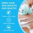 thumbnail image 3 of Esponja de baño y ducha, paquete de 6 esponjas de esponja vegetal ecológicas para hombres y mujeres, 3 of 7