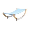 thumbnail image 2 of Cat Hammock Swing Bed Elevated Sleeping Chair for Indoor Cats Raised Floor Kitty blue, 2 of 8