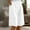 White, variant on Royisotas Womens Shorts Summer Cotton Linen Loose Casual Bermuda Shorts Pocket Wide Leg Elastic Waist Solid Color Shorts