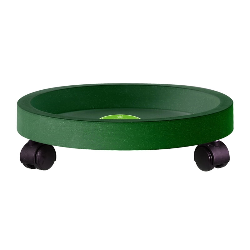 Plant Caddy Round Movable Flower Pot Tray Holder With