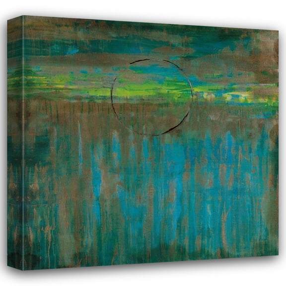 Liz Jardine 26x26 Gallery Wrapped Canvas Wall Art Titled - Lime Slice I