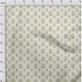 thumbnail image 4 of oneOone Rayon Yellow Fabric Block Sewing Craft Projects Fabric Prints By Yard 56 Inch Wide-4X, 4 of 5