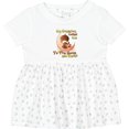 thumbnail image 3 of Inktastic My Grandma Loves Me to the Moon and Back Girls Baby Dress, 3 of 5