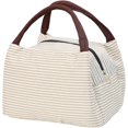 thumbnail image 1 of Kitchen Products Thermal Bag Lunch Bag Lunch Storage Work School Stripe Pattern (E, One Size), 1 of 6
