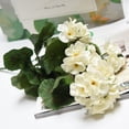 thumbnail image 2 of Artificial Geranium Dark Pink Flowers Plant Artificial Plants Artificial Flower, 2 of 8