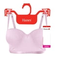 thumbnail image 2 of Brasier Hanes para Mujer, Balconette de Algodón Morado Malva Talla 38B, 2 of 4