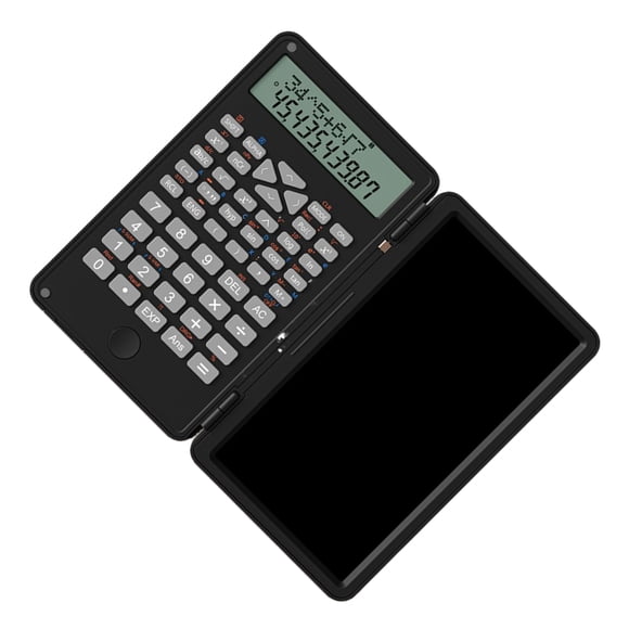 Inteprter Calculadora científica de oficina Cálculos precisos para trabajo profesional Pantalla de 12 bits HD de 5 pulgadas Computadoras y accesorios negro calculadora de funciones