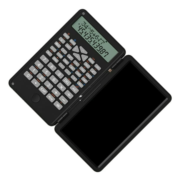 Inteprter Calculadora científica de oficina Cálculos precisos para trabajo profesional Pantalla de 12 bits HD de 5 pulgadas Computadoras y accesorios negro calculadora de funciones