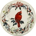 thumbnail image 3 of Lenox Winter Greetings Cardinal 9" Accent Plate, 3 of 5