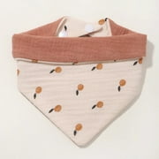 1PC Baby Bibs Infant Burp Cloths Stuff Feeding Drool Bandana Saliva Cartoon Soft Bib Newborn Safety Protection Accessories 3638-4