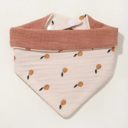 1PC Baby Bibs Infant Burp Cloths Stuff Feeding Drool Bandana Saliva Cartoon Soft Bib Newborn Safety Protection Accessories 3638-4