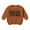 A01-Brown, variant on Little Dude Outfit Baby Boy Girl Knit Sweater Long Sleeve Pullover Sweatshirt Toddler Fall Winter Clothes (Pink,4-5 Years)