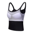 thumbnail image 1 of Hermoso chaleco pequeño con tirantes en la espalda para mujer, ropa interior fina de verano para uso exterior con almohadilla para el pecho, parte superior interior sin tirantes en blanco y, 1 of 6
