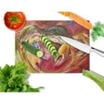 thumbnail image 2 of Caroline's Treasures Blue Crab Stars Glass Cutting Board Large, 2 of 2