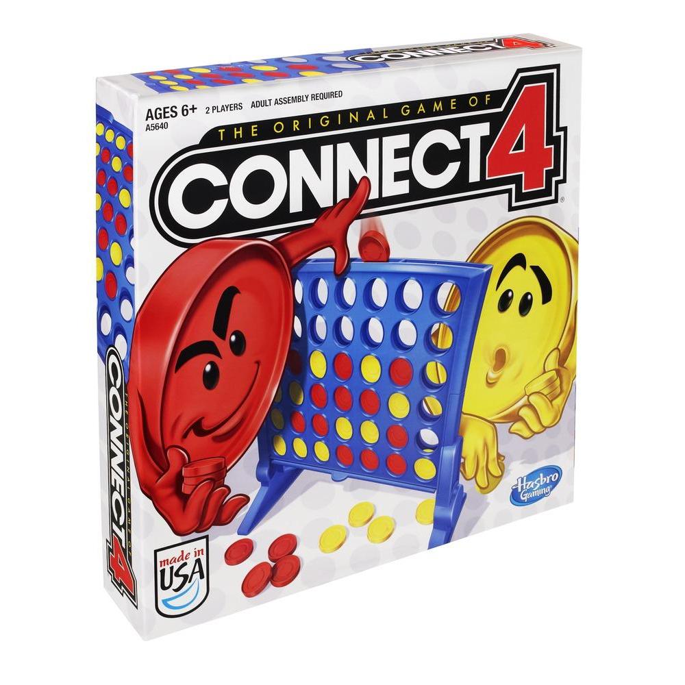 Connect 4 Classic Grid Strategy 4 in a Row Board Game for Kids and Family Ages 6 and Up, 2 Players - image 3 of 5