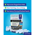 thumbnail image 2 of 2-Pack Value BUNDLE of Drain Field Cleaner Tablets by Dr Pooper. Clears Septic Tanks and Drain Fields of Tough Clogs, Scum, Sludge AND Eliminates Odors FAST - Aerobic & Anaerobic Systems, Just Flush, 2 of 8