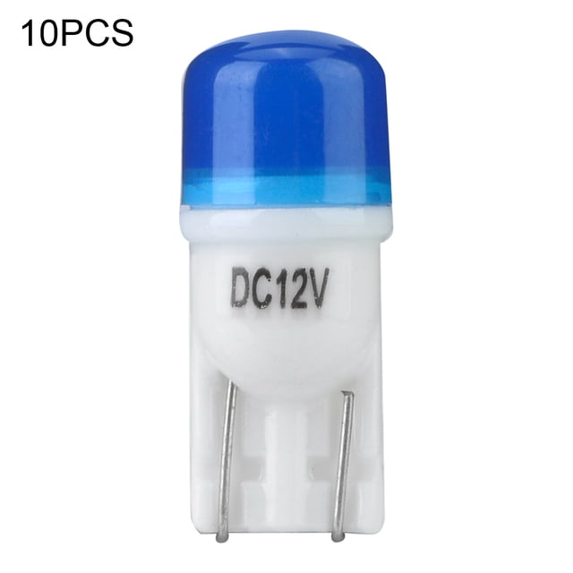 10 bombillas de 12 V 8000 K que giran la luz de señal de la puerta del estacionamiento luz del coche (azul)