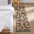thumbnail image 2 of Bedroom Hallway Indoor Outdoor Mat With Rubber Backing Runner Rug Long Repeating Pattern Design, 2 of 8
