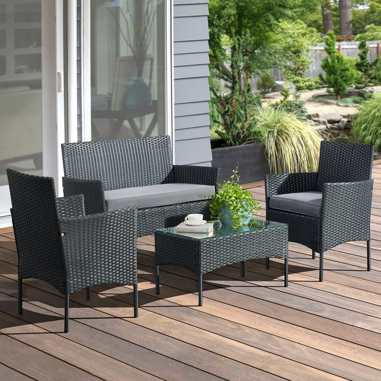 2 piece rattan garden furniture sales